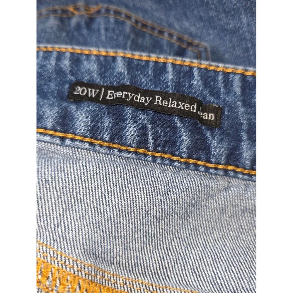 Talbots Everyday Relaxed Blue Straight-Leg Jeans Size 20W